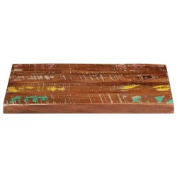 Dessus de table 60x50x3,8 cm rectangulaire bois massif récupéré 