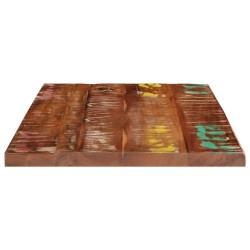 Dessus de table 60x50x3,8 cm rectangulaire bois massif récupéré 