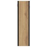 Armoire à miroir salle de bain chêne artisanal bois ingénierie 