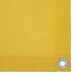 Écran de balcon Jaune 75x300 cm PEHD 