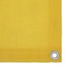 Écran de balcon Jaune 75x300 cm PEHD 