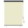 Store roulant d'extérieur 120 x 250 cm Crème 