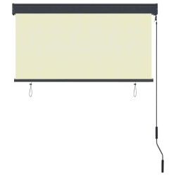 Store roulant d'extérieur 120 x 250 cm Crème 