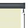 Store roulant d'extérieur 120 x 250 cm Crème 