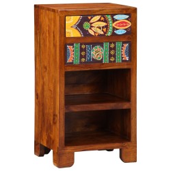 Support de téléphone Marron miel 40x35x75 cm Bois massif d'acacia 