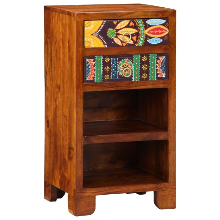 Support de téléphone Marron miel 40x35x75 cm Bois massif d'acacia 