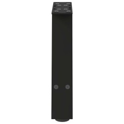 Pieds de table basse en forme de A, 2 pièces, noir, 40 x (30-31) cm, acier 