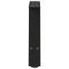 Pieds de table basse en forme de A, 2 pièces, noir, 40 x (30-31) cm, acier 