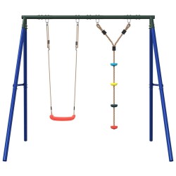 Ensemble balançoire d'extérieur balançoire et corde à disques 