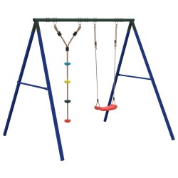 Ensemble balançoire d'extérieur balançoire et corde à disques 