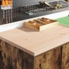Armoires de garage 6 pcs chêne fumé bois d'ingénierie 