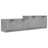 Meuble TV Gris béton 158,5x36x45 cm Bois d'ingénierie 