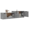 Meuble TV Gris béton 158,5x36x45 cm Bois d'ingénierie 