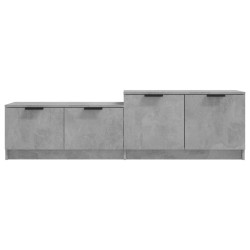 Meuble TV Gris béton 158,5x36x45 cm Bois d'ingénierie 