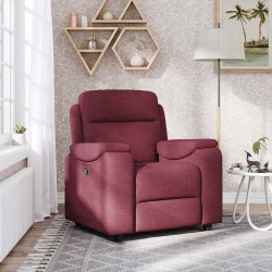 Fauteuil inclinable Rouge bordeaux Tissu 