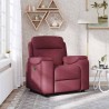 Fauteuil inclinable Rouge bordeaux Tissu 