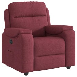 Fauteuil inclinable Rouge bordeaux Tissu 