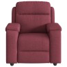 Fauteuil inclinable Rouge bordeaux Tissu 