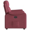 Fauteuil inclinable Rouge bordeaux Tissu 