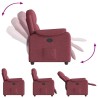 Fauteuil inclinable Rouge bordeaux Tissu 