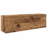 Armoire murale de bain vieux bois 100x25x30cm bois d'ingénierie 