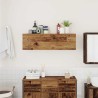 Armoire murale de bain vieux bois 100x25x30cm bois d'ingénierie 