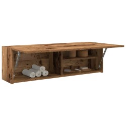 Armoire murale de bain vieux bois 100x25x30cm bois d'ingénierie 
