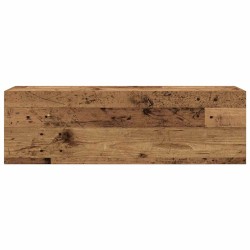 Armoire murale de bain vieux bois 100x25x30cm bois d'ingénierie 