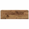 Armoire murale de bain vieux bois 100x25x30cm bois d'ingénierie 