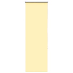 Store enrouleur occultant jaune largeur du tissu 35,7 cm 