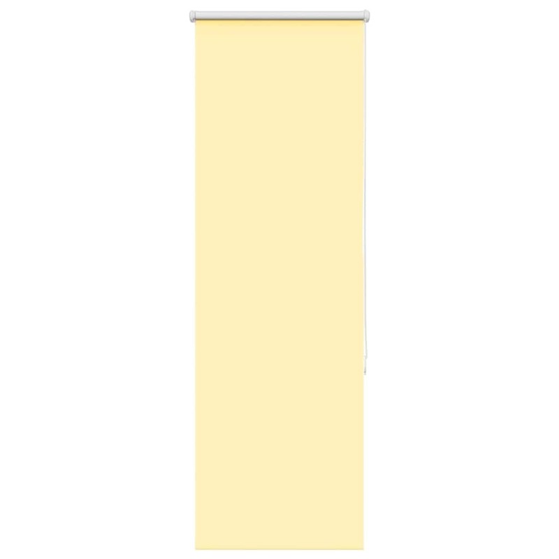 Store enrouleur occultant jaune largeur du tissu 35,7 cm 