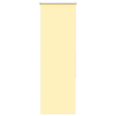 Store enrouleur occultant jaune largeur du tissu 35,7 cm 