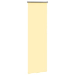 Store enrouleur occultant jaune largeur du tissu 35,7 cm 