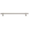 Poignées d'armoire 5 pcs argenté 224 mm acier inoxydable 
