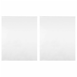 Films de miroir 2 pcs auto-adhésive 45x150 cm PET 