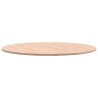 Dessus de table Ø80x1,5 cm rond bois massif de hêtre 