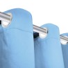 Rideau avec œillets métalliques 2 pcs 135 x 245 cm Turquoise 