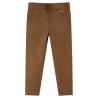 Pantalons pour enfants cognac 140 