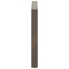Pieds de table à manger en forme de U, 2 pièces, acier naturel, 90 x (72-73) cm 