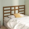 Tête de lit Marron miel 141x4x104 cm Bois massif de pin 