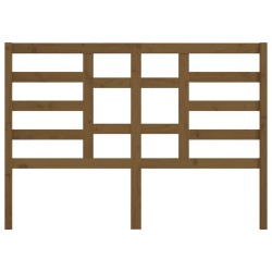Tête de lit Marron miel 141x4x104 cm Bois massif de pin 