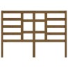 Tête de lit Marron miel 141x4x104 cm Bois massif de pin 