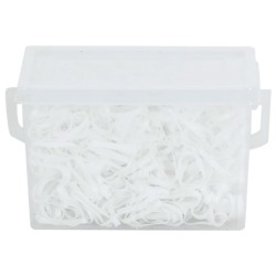 Bandes tressées pour chevaux 2500 pcs silicone blanc 