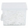 Bandes tressées pour chevaux 2500 pcs silicone blanc 