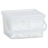 Bandes tressées pour chevaux 2500 pcs silicone blanc 