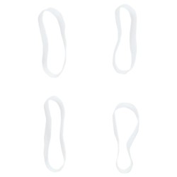Bandes tressées pour chevaux 2500 pcs silicone blanc 