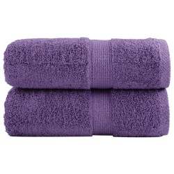 Serviettes d'invité de qualité supérieure SOLUND 2 pcs violet 