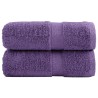 Serviettes d'invité de qualité supérieure SOLUND 2 pcs violet 