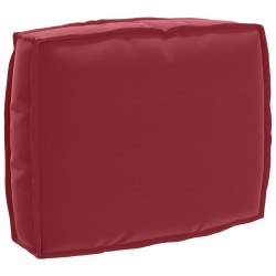 Ensemble de coussins de palette 2 pièces Rouge vin tissu Oxford 