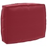 Ensemble de coussins de palette 2 pièces Rouge vin tissu Oxford 